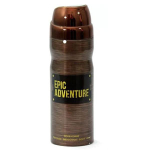 اسپری بدن مردانه امپر مدل اپیک ادونچر قهوه ای حجم 200 میل  Emper deodorant Body Spray Epic Adventure Brown for Men 200 ml
