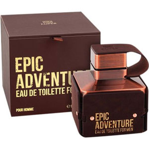 عطر مردانه امپر مدل اپیک ادونچر قهوه ای حجم 200 میل  Emper Eau de parfume Epic Adventure Brown for Men 200 ml
