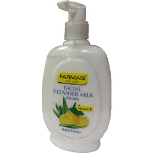 شیرپاکن فارمسی لیمو مخصوص پوست چرب حجم 280 میل  Farmasi Facial Cleanser Milk Oily Skins 280 ml