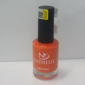 لاک ناتالی کد 55 رنگ پرتقالی Nathelie Nail Polish