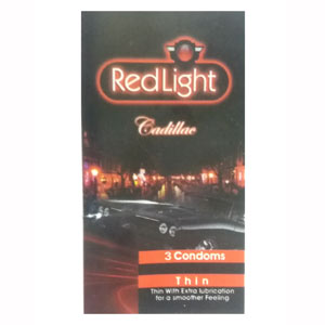 کاندوم ردلایت مدل ساده  کلاسیک ۳ عددی  RedLight condom classic