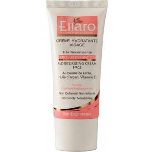 مرطوب کننده  آبرسان الارو مخصوص پوست های خیلی خشک حاوی پروویتامین ب5 Ellaro Moisturizing Cream Face Pro Vitamine B5 Very Dry Skins